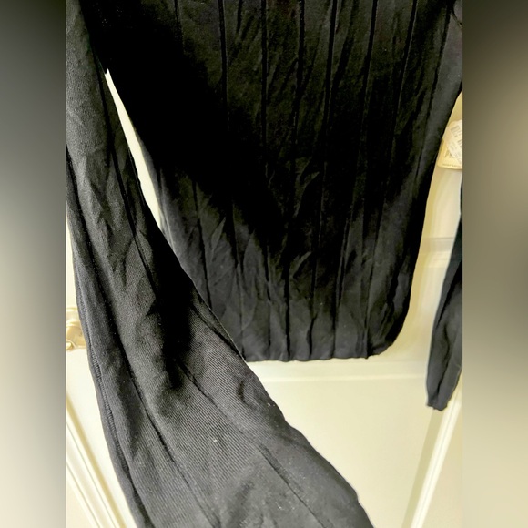 NWT Free People Black Long Sleeve Top One Size GORGEOUS! - Picture 3 of 7